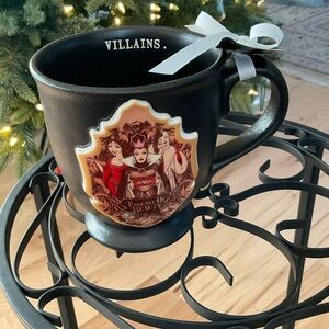 Rae Dunn Disney Villains Black Ceramic Mug
